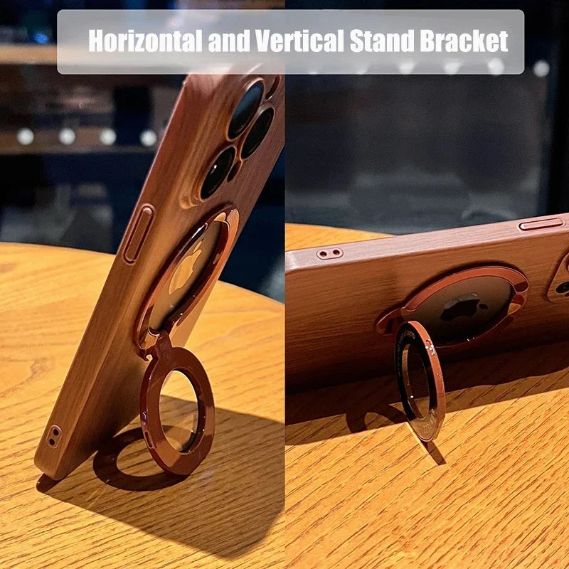 Wood Style MagSafe iPhone Case