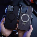 Carbon Fiber Ring Stand MagSafe iPhone Case