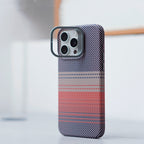 Pixel Checkered Weave iPhone Case