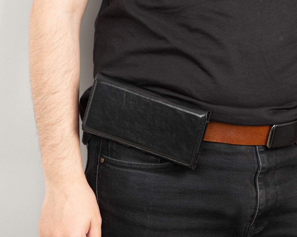 Belt Pouch iPhone Wallet Holder Horizontal Flip Cover