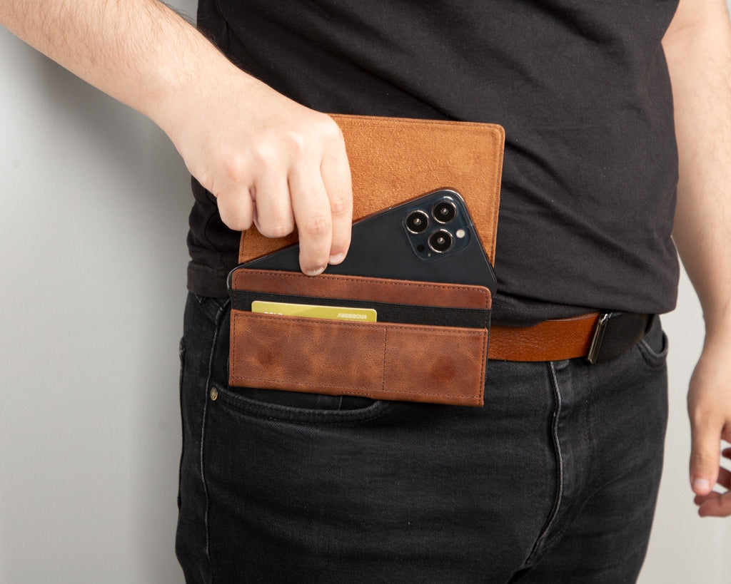 Belt Pouch iPhone Wallet Holder Horizontal Flip Cover