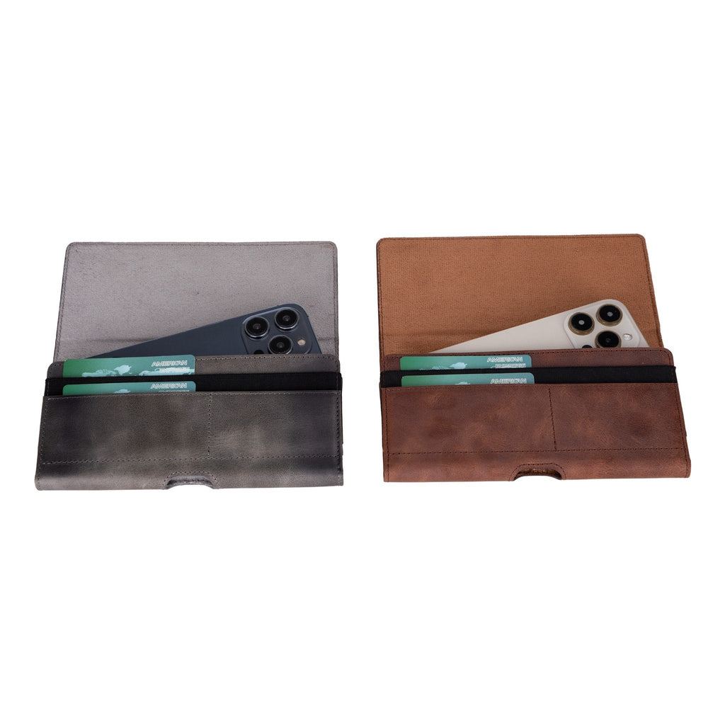 Belt Pouch iPhone Wallet Holder Horizontal Flip Cover
