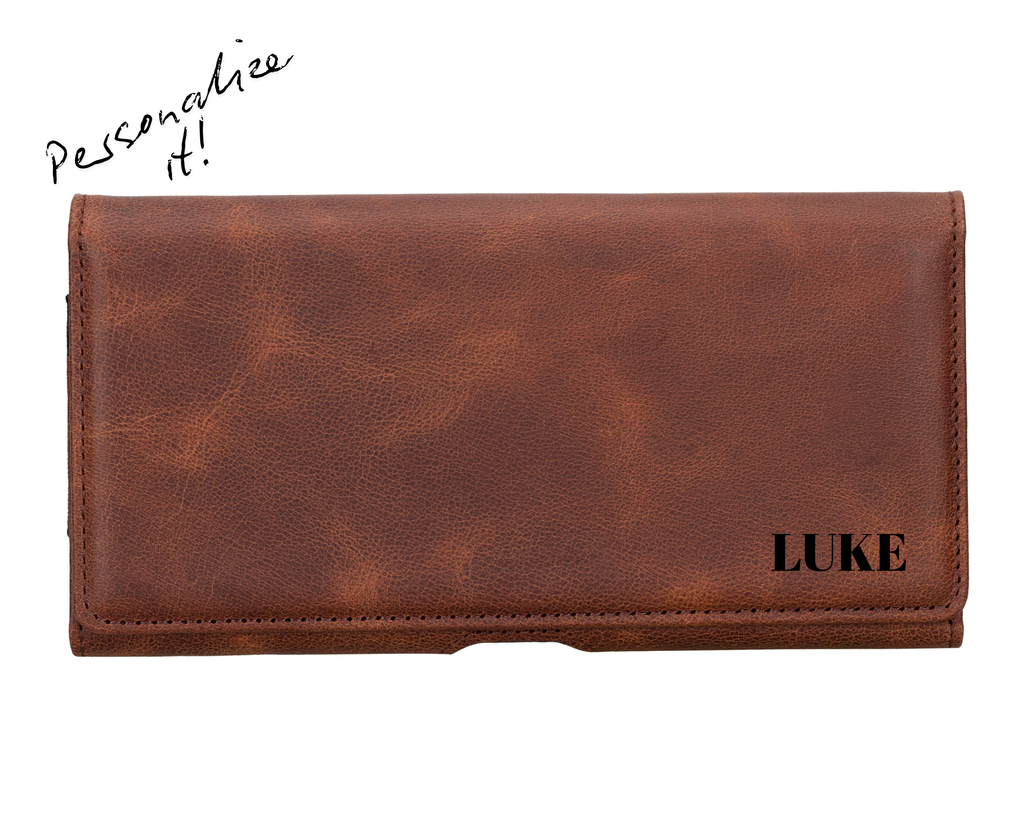 Belt Pouch iPhone Wallet Holder Horizontal Flip Cover