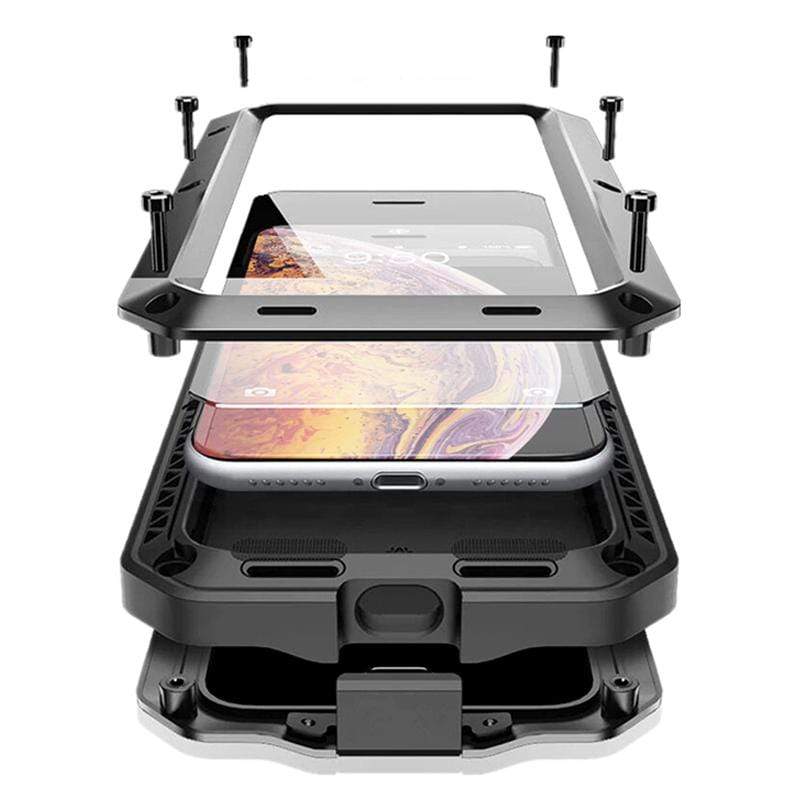 Heavy Duty Metal Armor iPhone Case