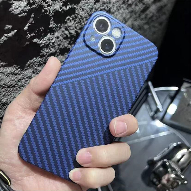 Carbon Fiber Style Slim iPhone Case