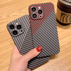 Carbon Fiber Style Slim iPhone Case