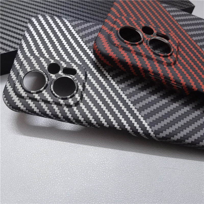 Carbon Fiber Style Slim iPhone Case
