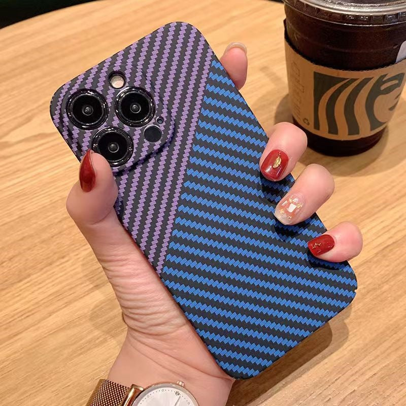 Carbon Fiber Style Slim iPhone Case