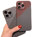 Carbon Fiber Style Slim iPhone Case