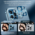 Double Sided Glass Style iPhone Case Metal Frame