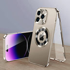 Double Sided Glass Style iPhone Case Metal Frame