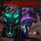 Glass Style Mecha Robot iPhone Case