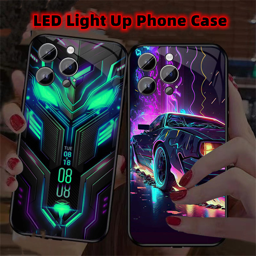 Glass Style Mecha Robot iPhone Case