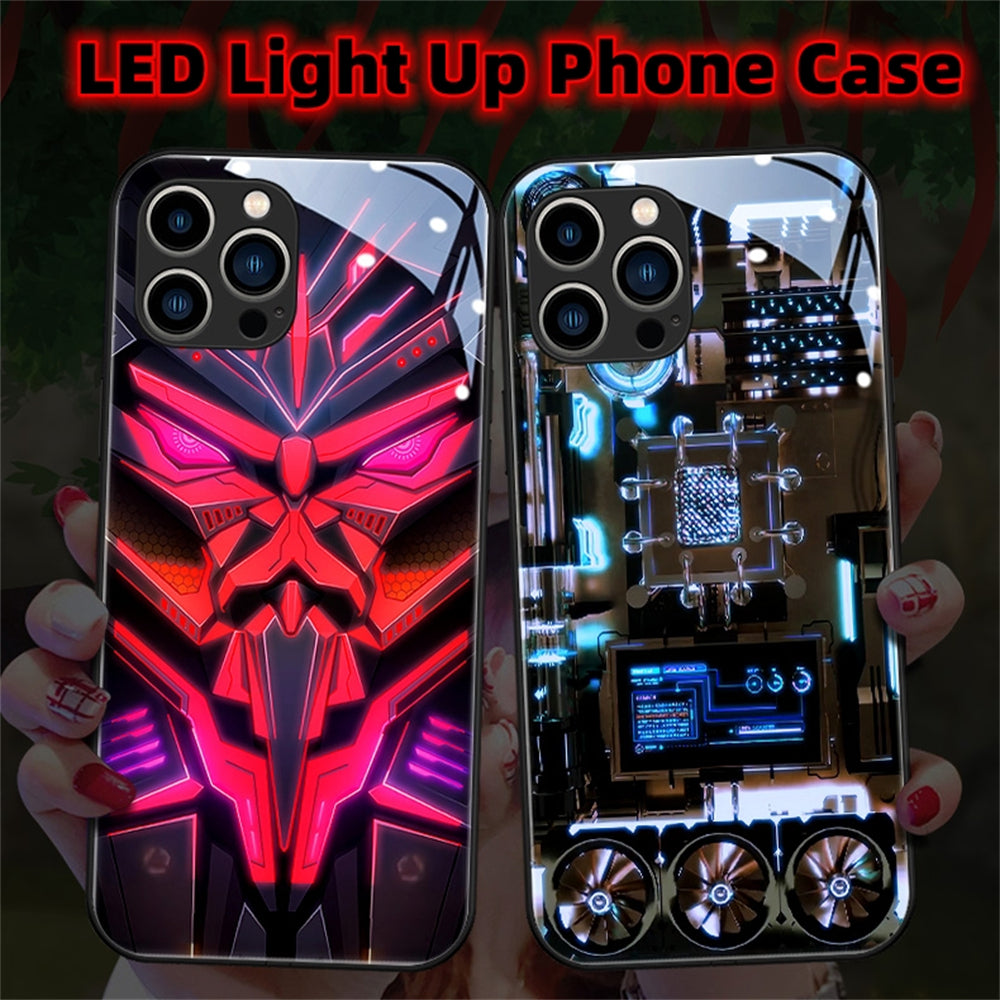 Glass Style Mecha Robot iPhone Case