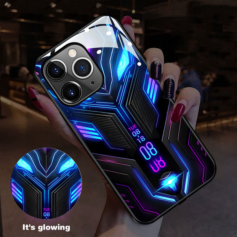 Glass Style Mecha Robot iPhone Case