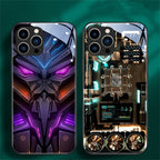 Glass Style Mecha Robot iPhone Case