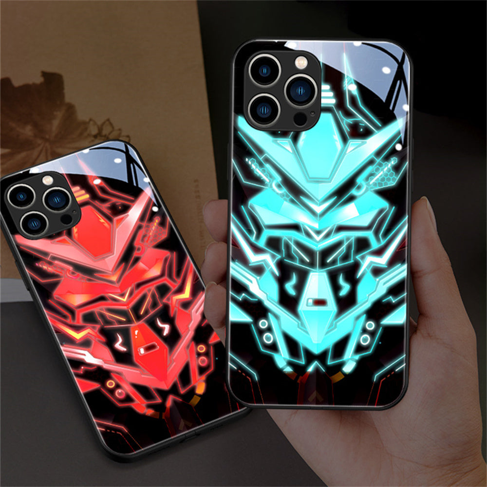 Glass Style Mecha Robot iPhone Case