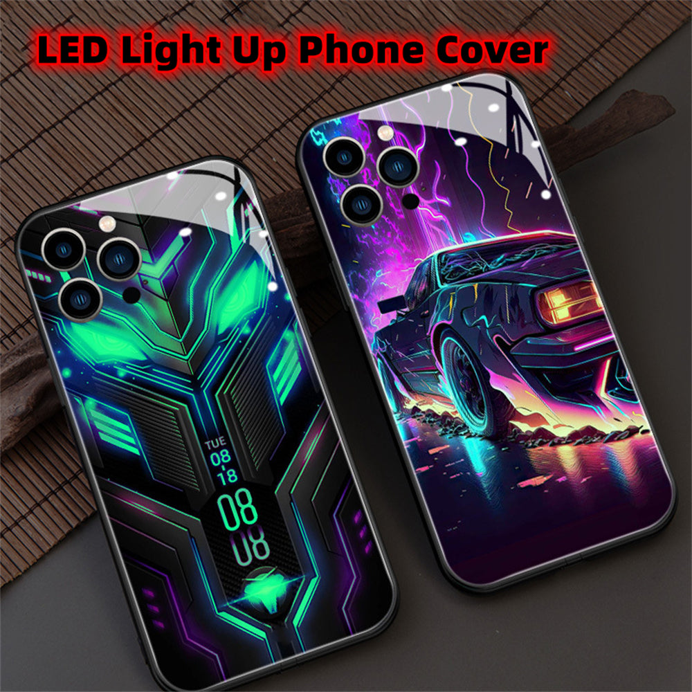 Glass Style Mecha Robot iPhone Case