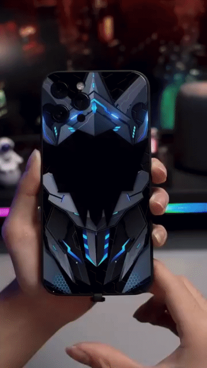 Glass Style Mecha Robot iPhone Case