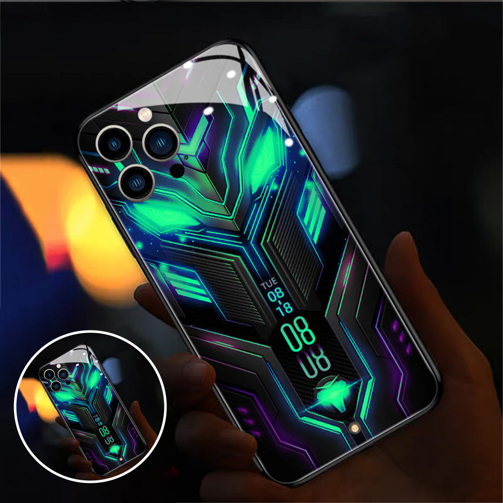 Glass Style Mecha Robot iPhone Case