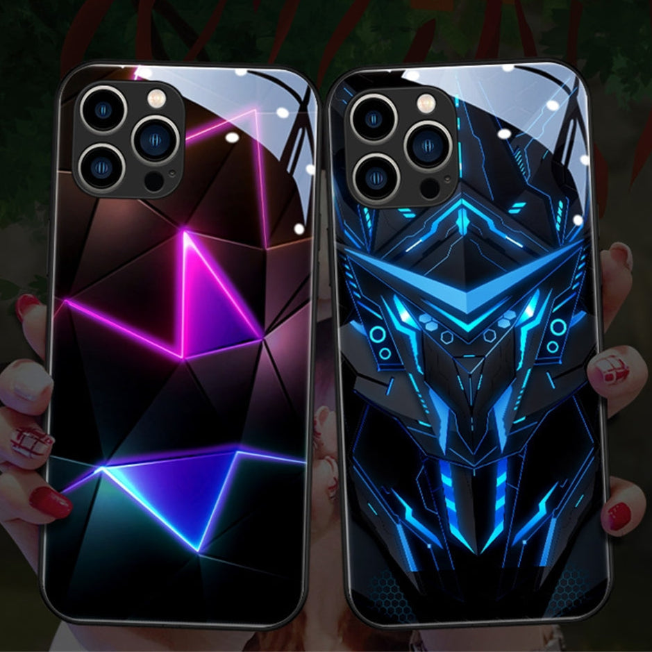 Glass Style Mecha Robot iPhone Case