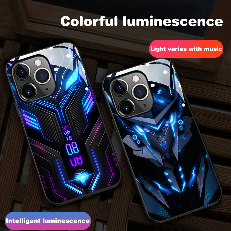 Glass Style Mecha Robot iPhone Case