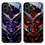 Glass Style Mecha Robot iPhone Case
