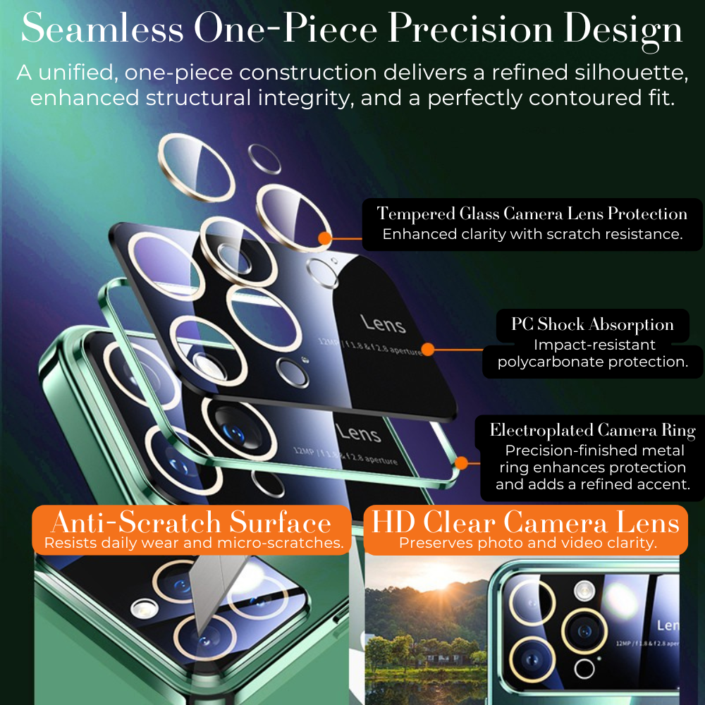 Glass Style iPhone Case Shiny Back