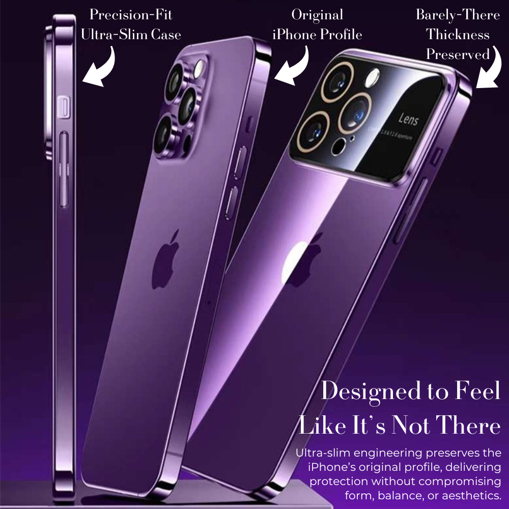 Glass Style iPhone Case Shiny Back
