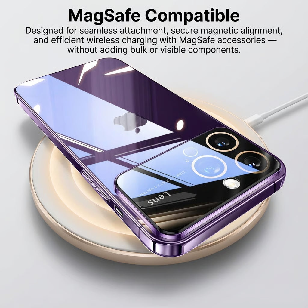 Glass Style iPhone Case Shiny Back
