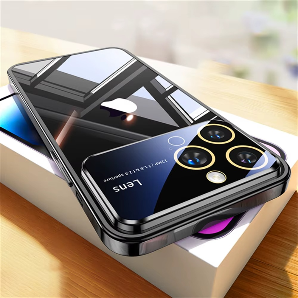 Glass Style iPhone Case Shiny Back
