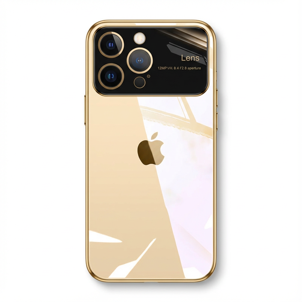 Glass Style iPhone Case Shiny Back