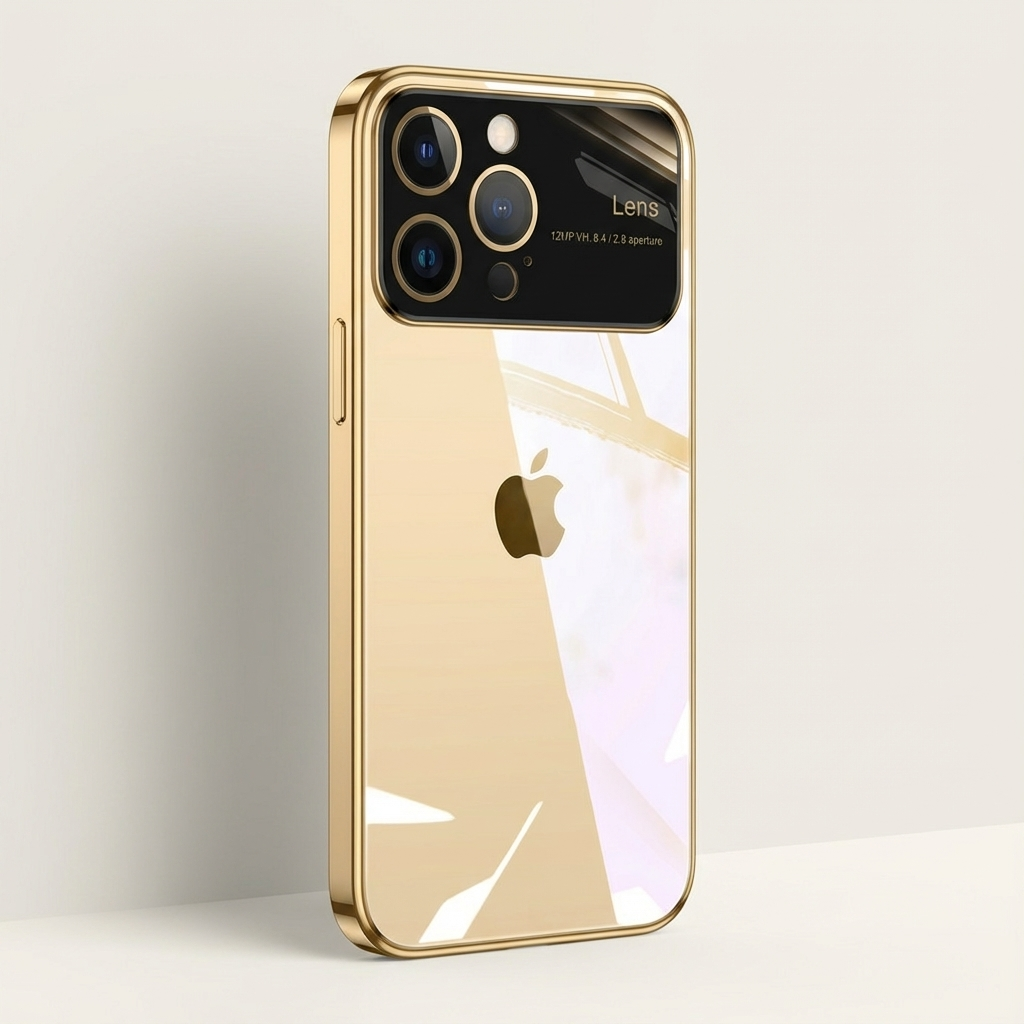 Glass Style iPhone Case Shiny Back