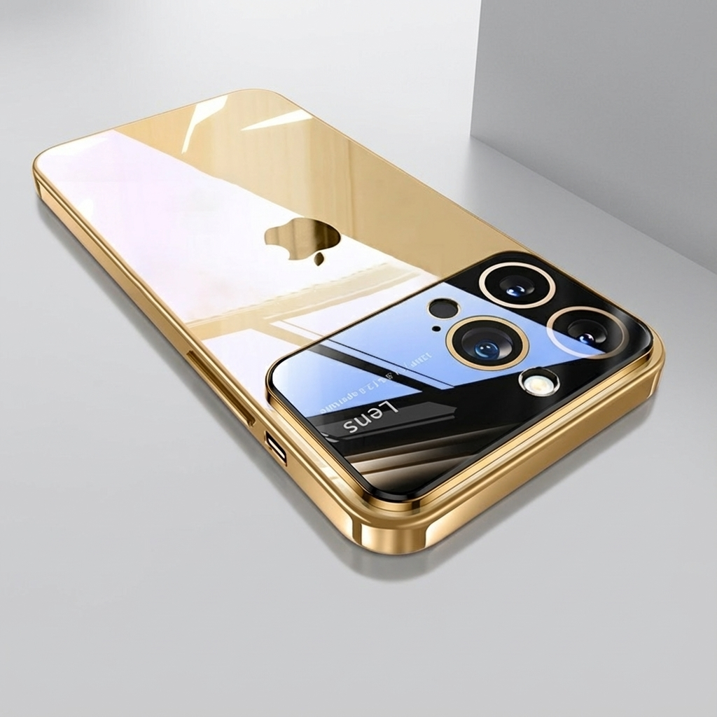 Glass Style iPhone Case Shiny Back