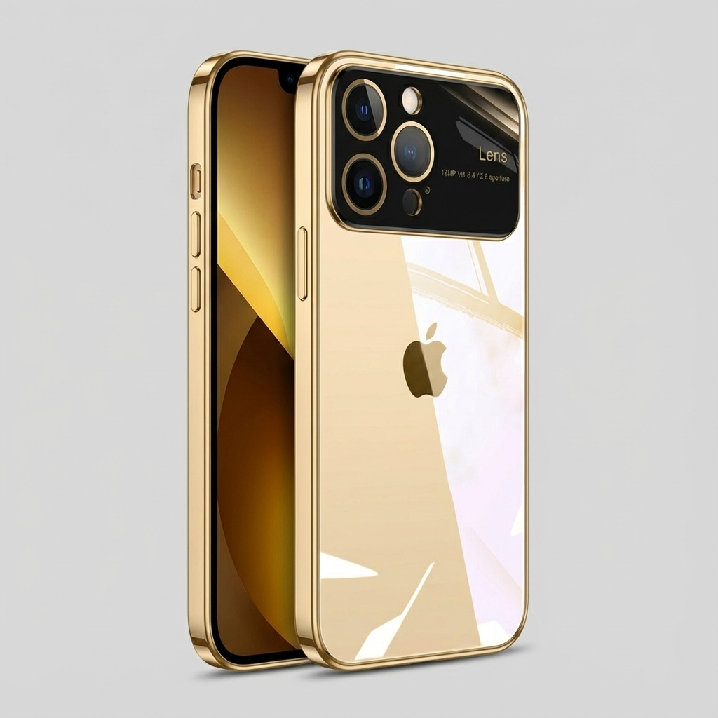 Glass Style iPhone Case Shiny Back