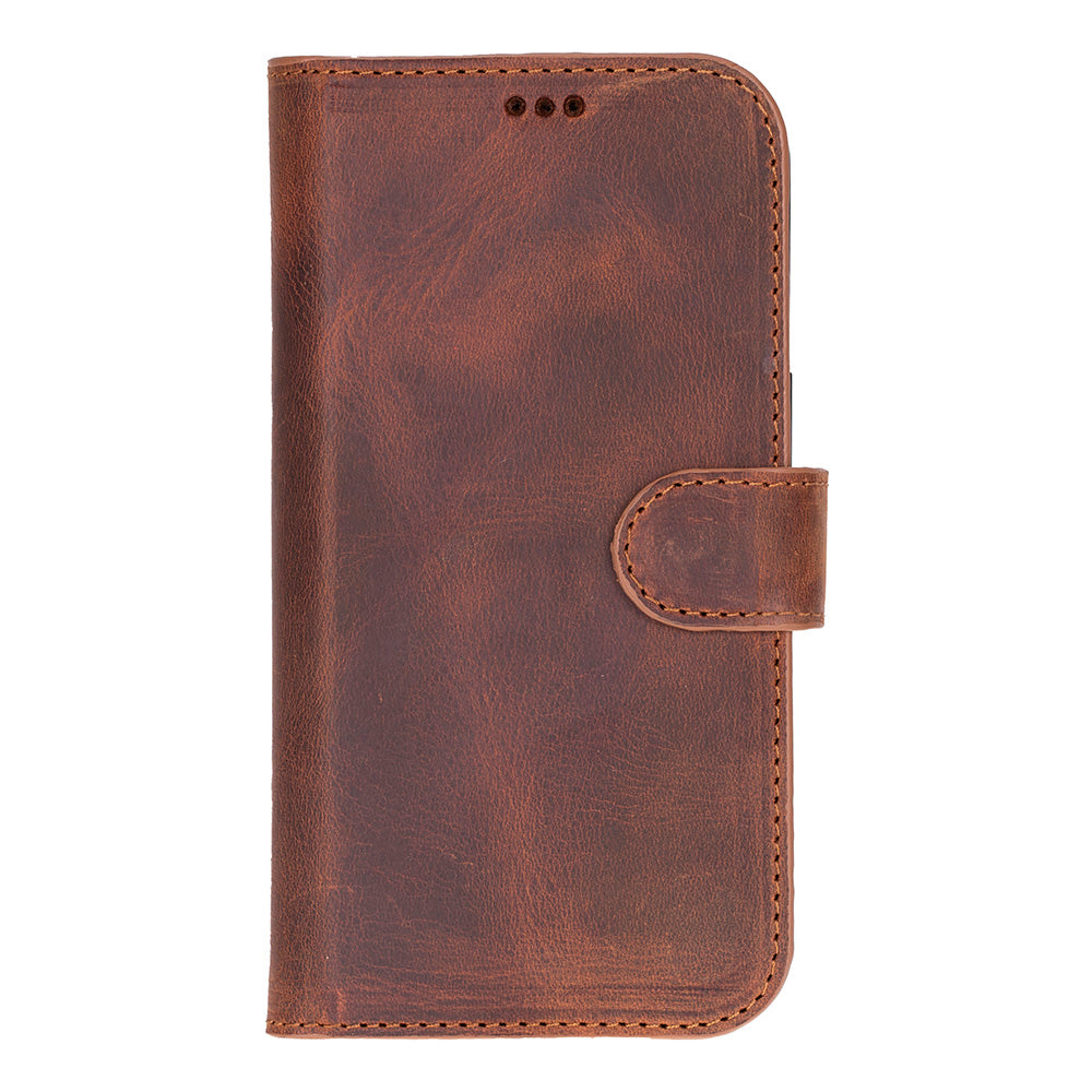 Detachable Leather iPhone Wallet Case with Card Slots
