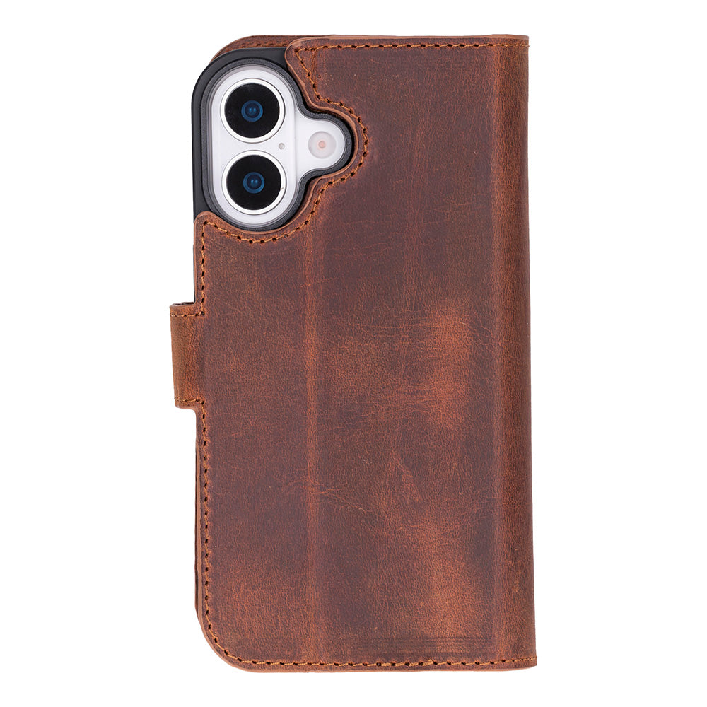Detachable Leather iPhone Wallet Case with Card Slots