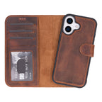 Detachable Leather iPhone Wallet Case with Card Slots