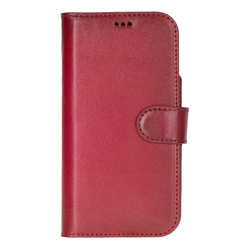 Detachable Leather iPhone Wallet Case with Card Slots