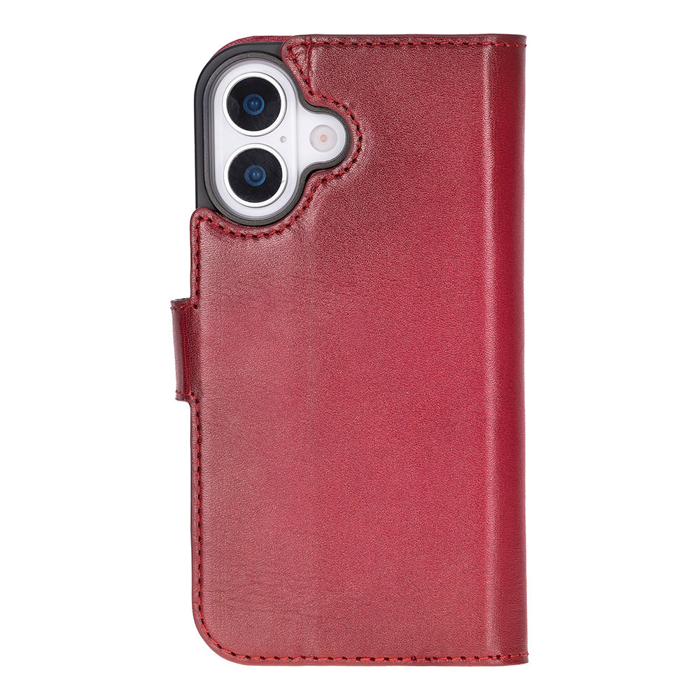 Detachable Leather iPhone Wallet Case with Card Slots