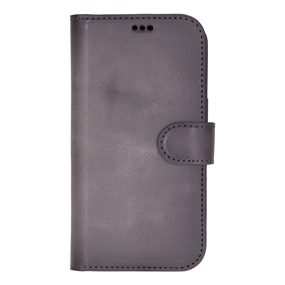 Detachable Leather iPhone Wallet Case with Card Slots