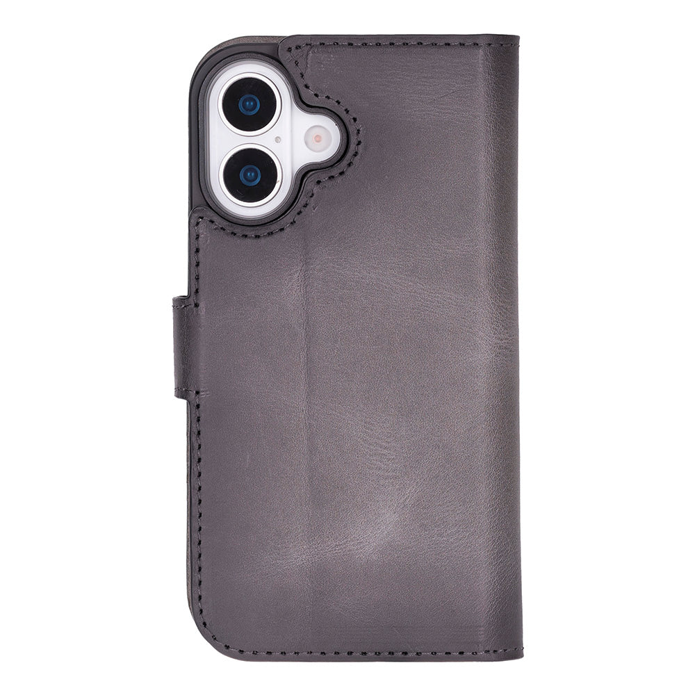 Detachable Leather iPhone Wallet Case with Card Slots
