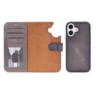 Detachable Leather iPhone Wallet Case with Card Slots