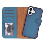 Detachable Leather iPhone Wallet Case with Card Slots