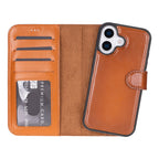 Detachable Leather iPhone Wallet Case with Card Slots