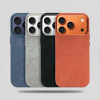Fabric Texture iPhone Case with Large Camera Cutout and Soft Touch Finish