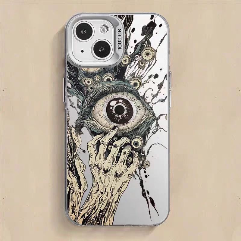 Horror Art Glossy iPhone Case