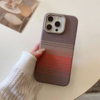 Pixel Checkered Weave iPhone Case