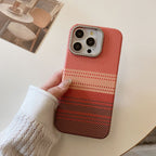 Pixel Checkered Weave iPhone Case