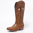Womens Knee-high Western Cowboy Boots